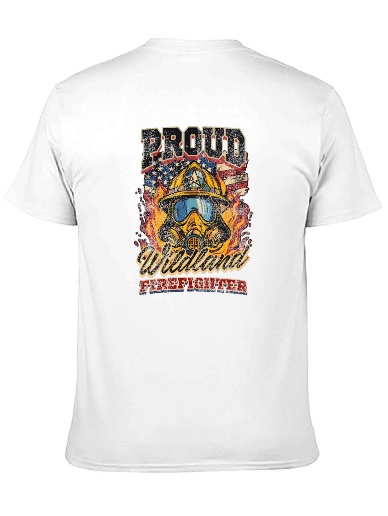 Proud Wildland Firefighter Graphic T-Shirt