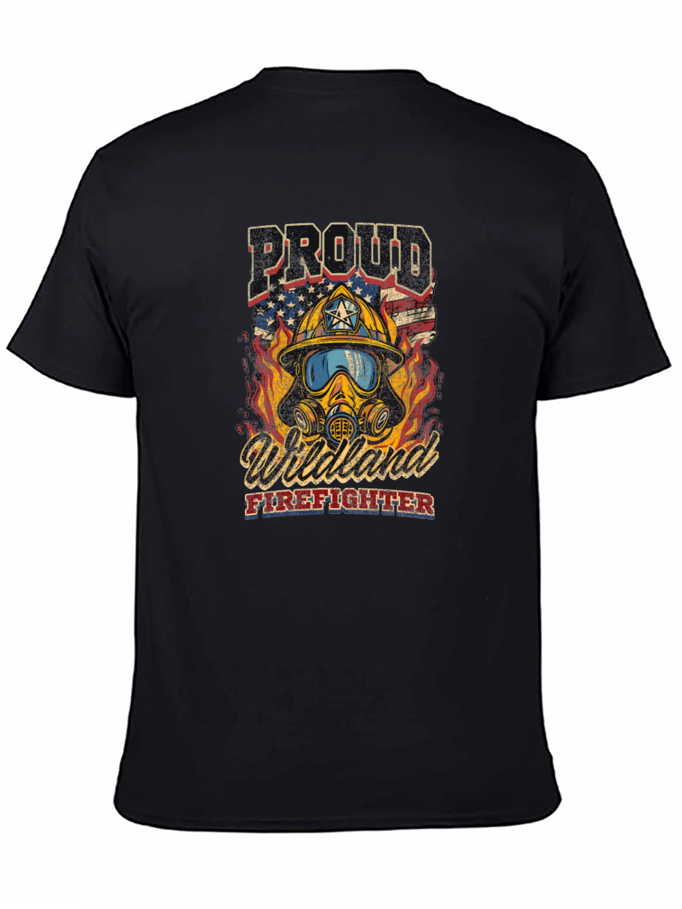 Proud Wildland Firefighter Graphic T-Shirt