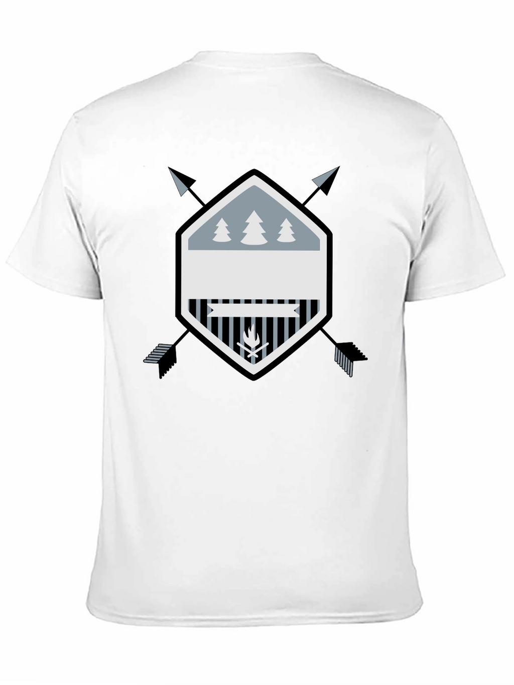 Outdoor Adventure Graphic Tee - Black