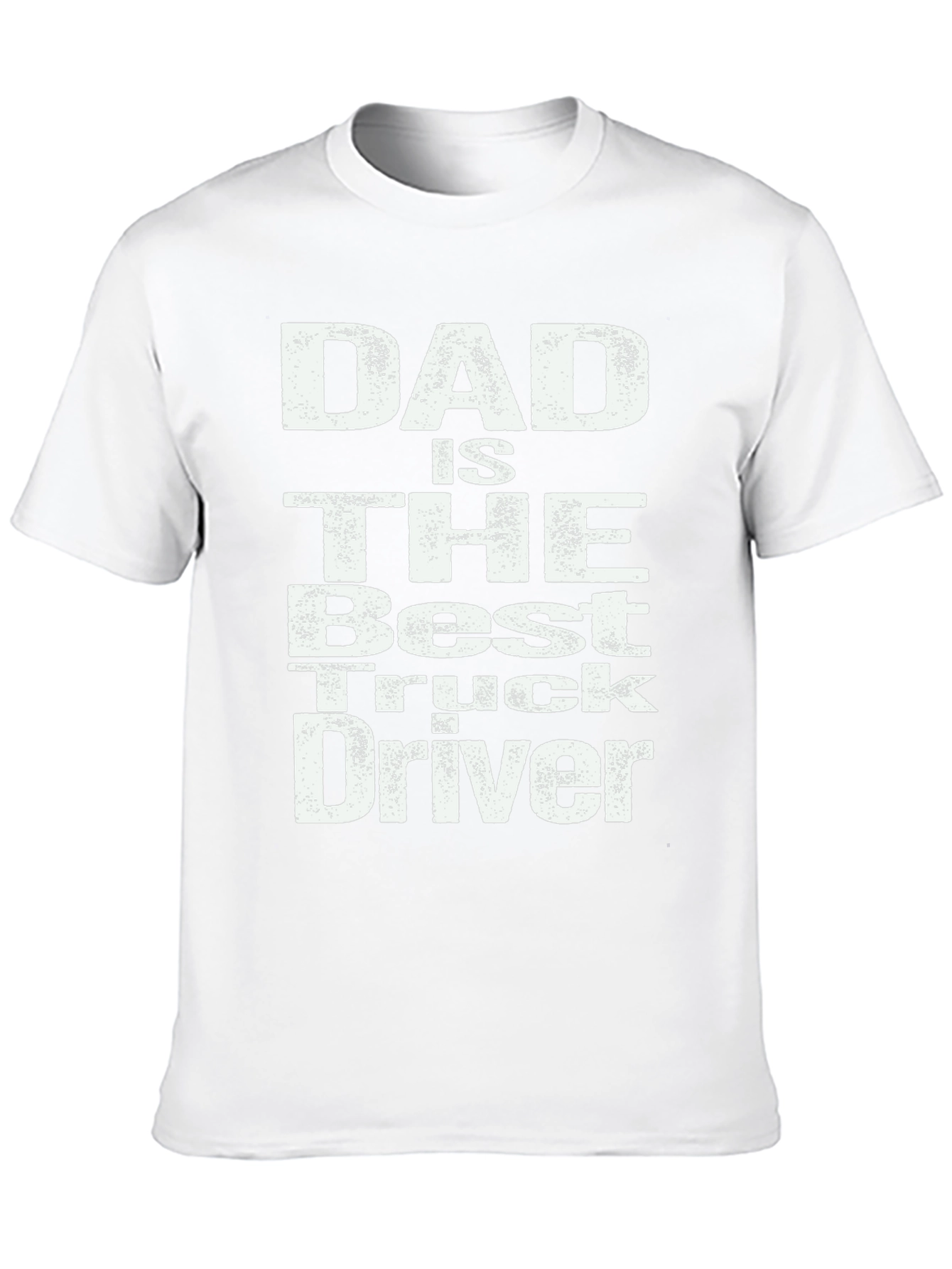 Dad Best Truck Driver T-Shirt - Black