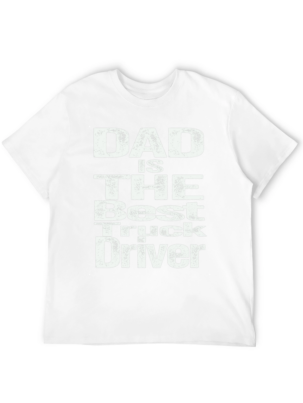Dad Best Truck Driver T-Shirt - Black