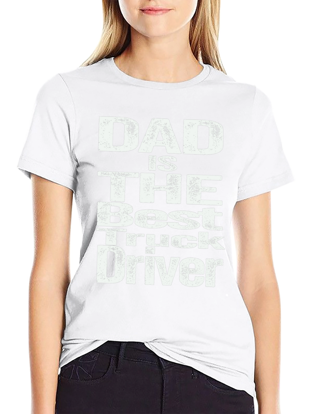 Dad Best Truck Driver T-Shirt - Black