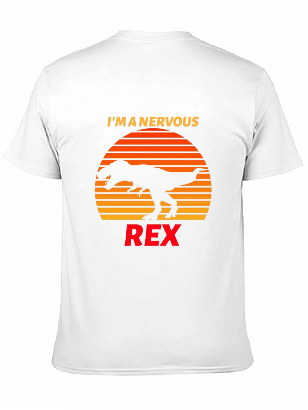 Nervous Rex T-Shirt Dinosaur Graphic Tee