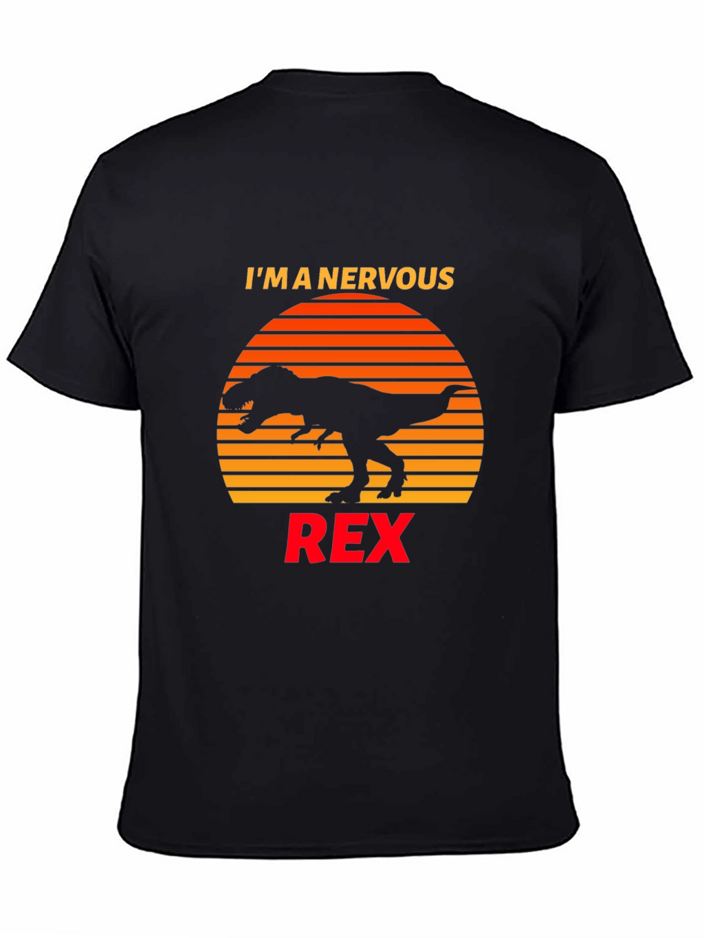 Nervous Rex T-Shirt Dinosaur Graphic Tee