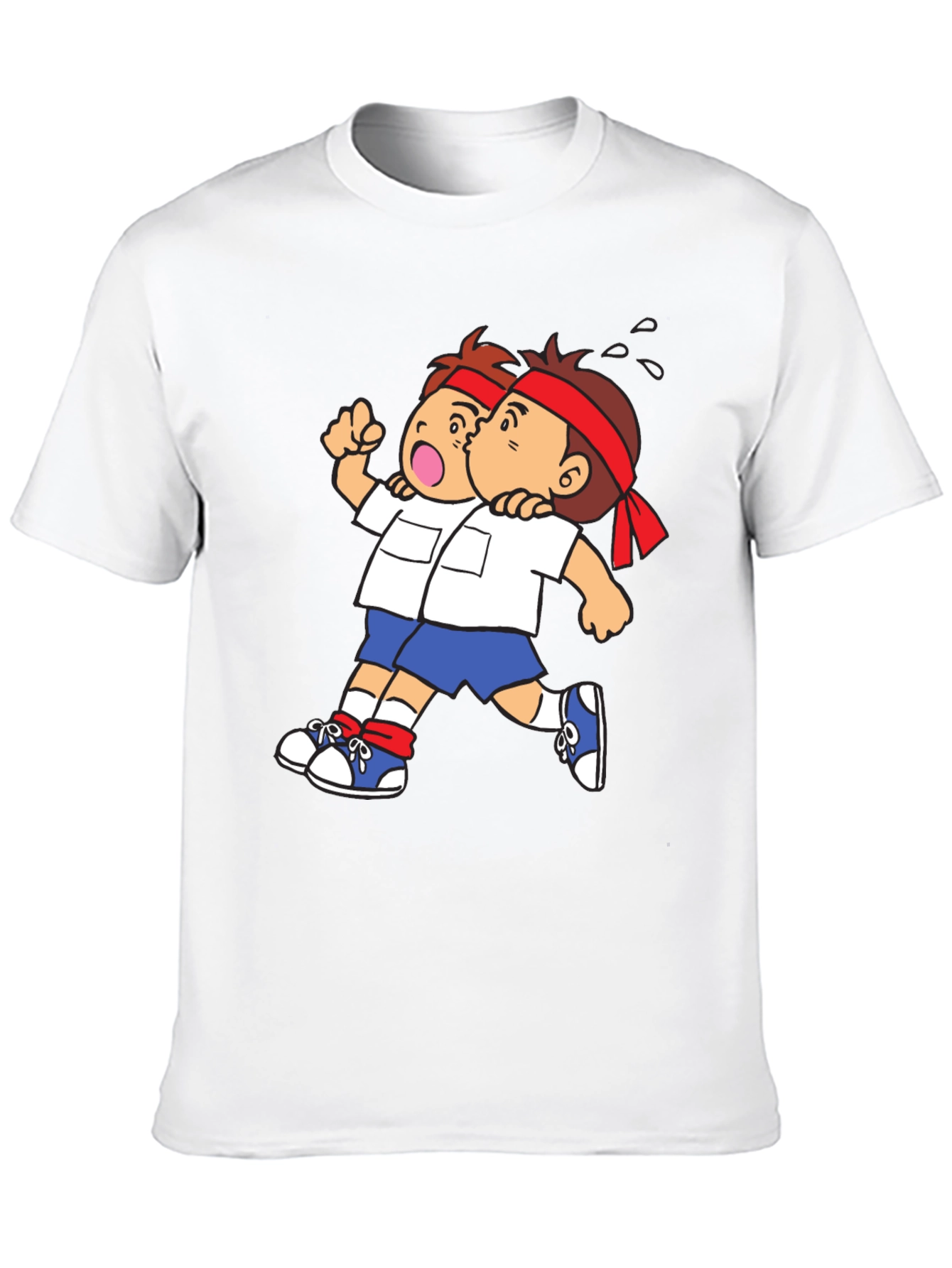 Cartoon Character Graphic Print Black T-Shirt