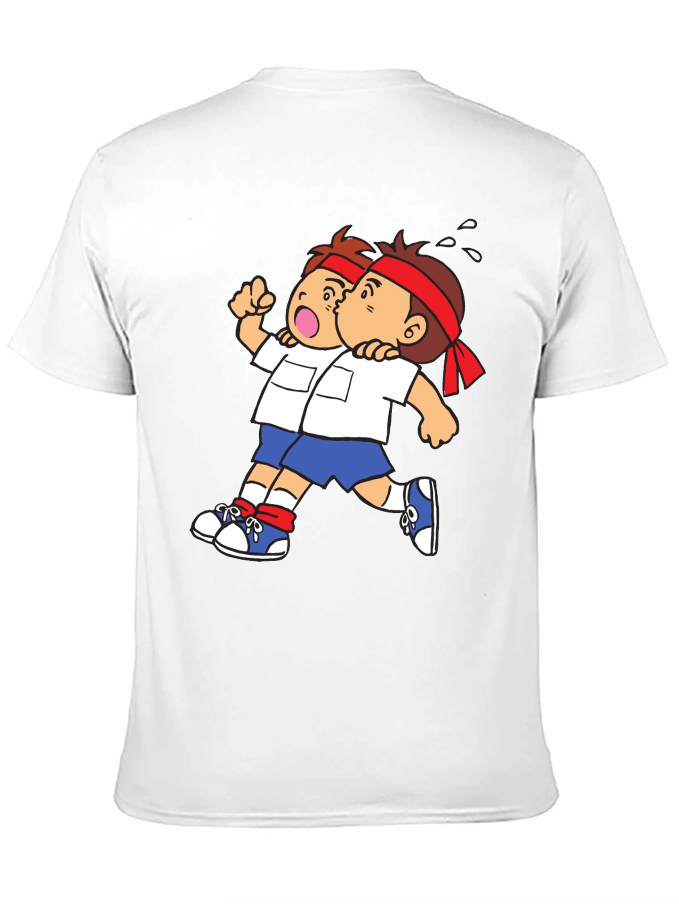 Cartoon Character Graphic Print Black T-Shirt