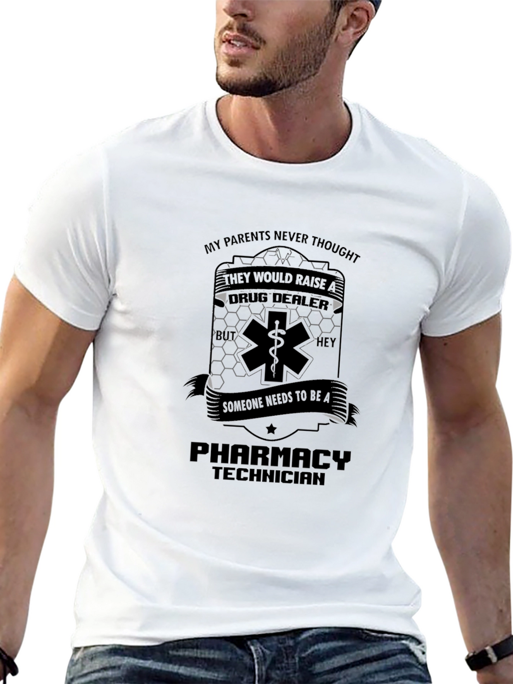 Pharmacy Technician T-Shirt - Funny Drug Dealer Graphic Tee