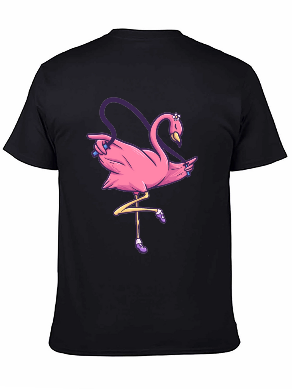 Pink Flamingo Jump Rope T-Shirt