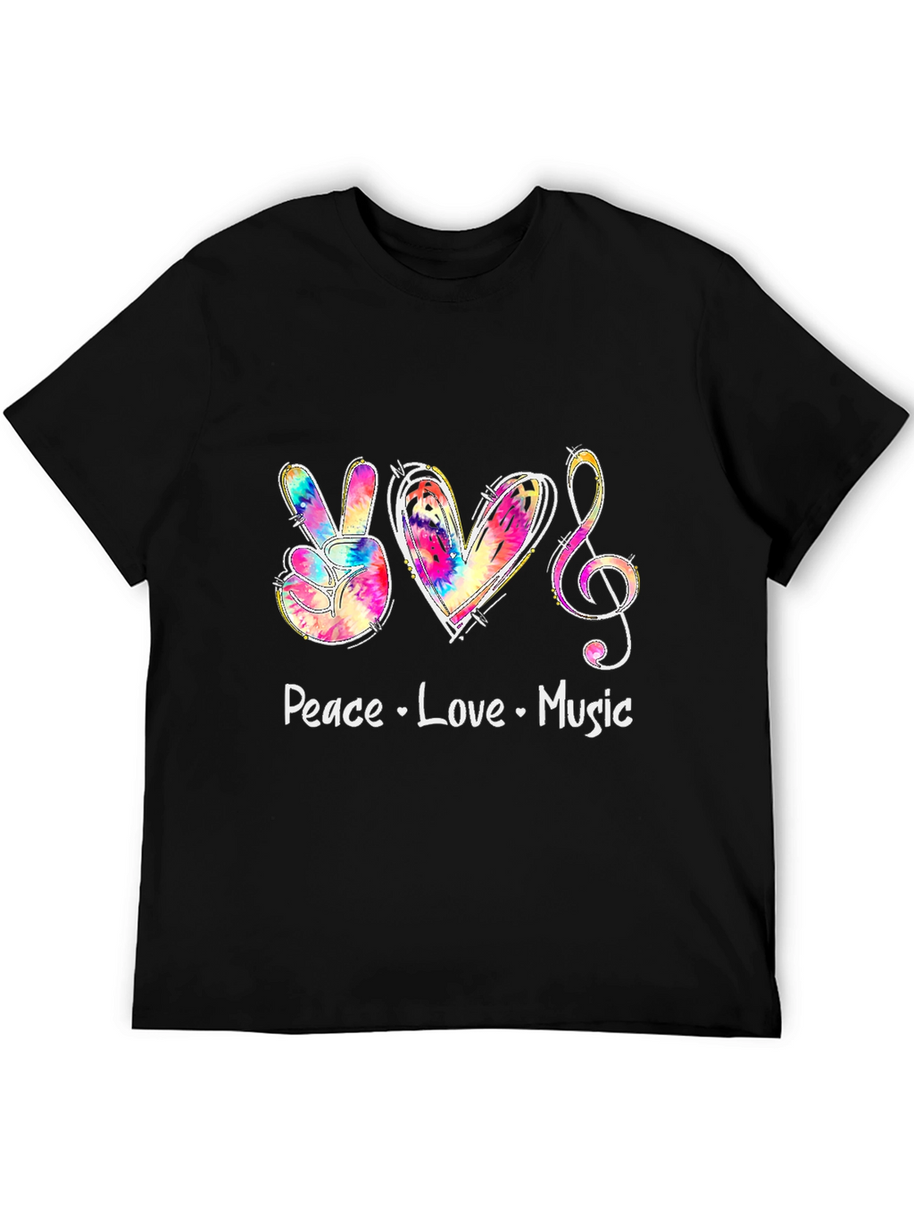 Peace Love Music Graphic Tee
