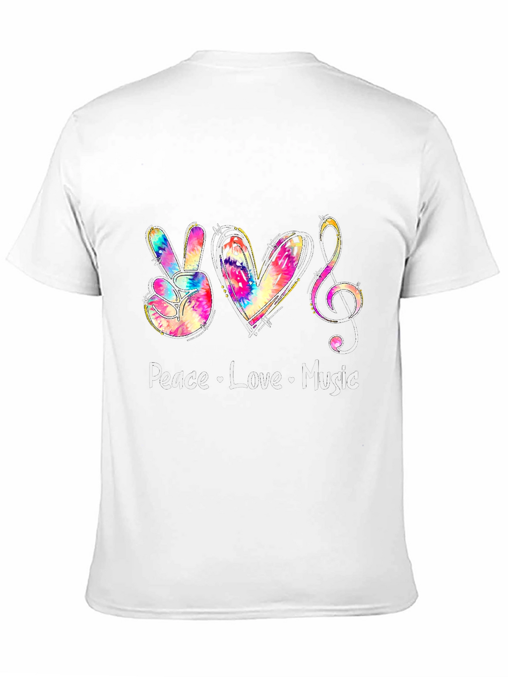 Peace Love Music Graphic Tee