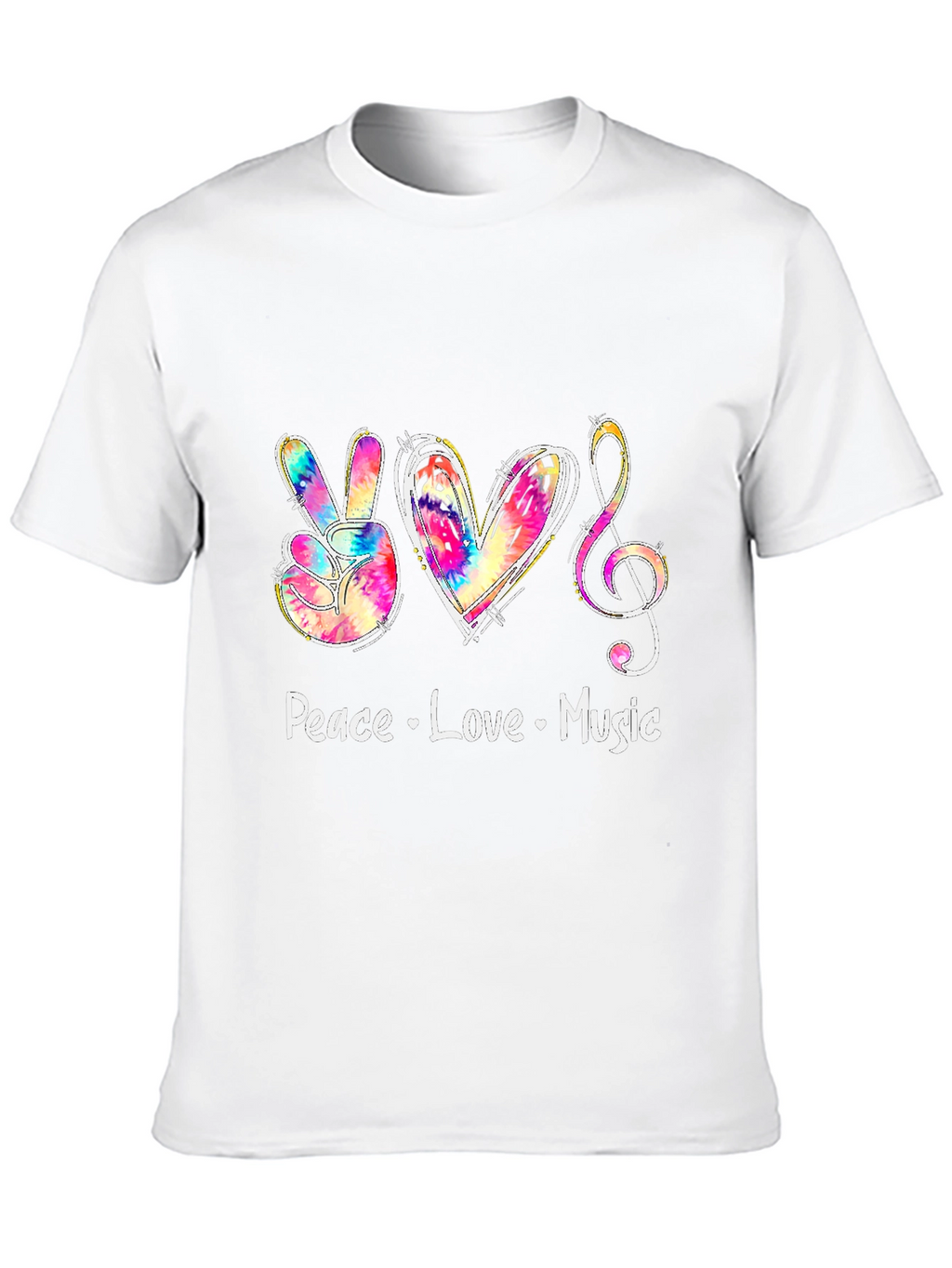 Peace Love Music Graphic Tee