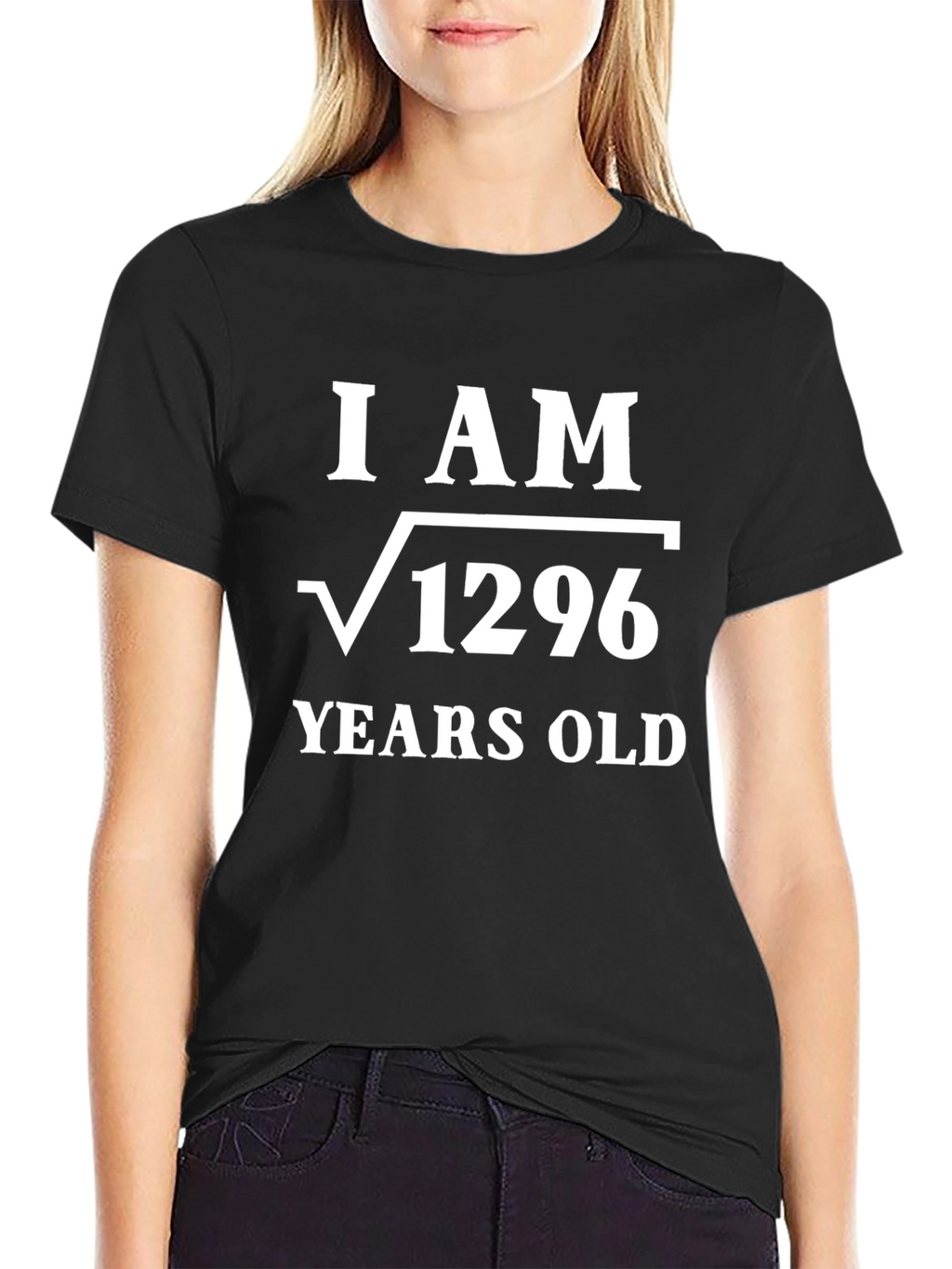 I AM Root 1296 Years Old Funny Math T-Shirt