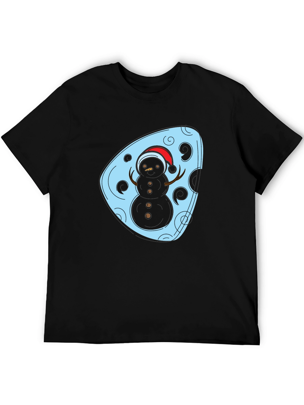 Festive Snowman Graphic Tee - Holiday Style