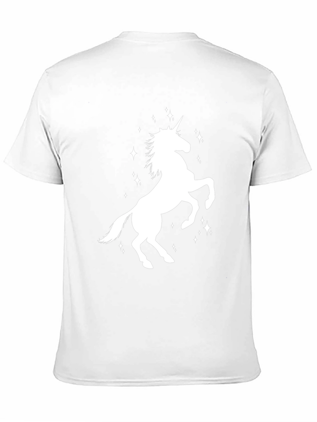 Unicorn Graphic Print Black T-Shirt