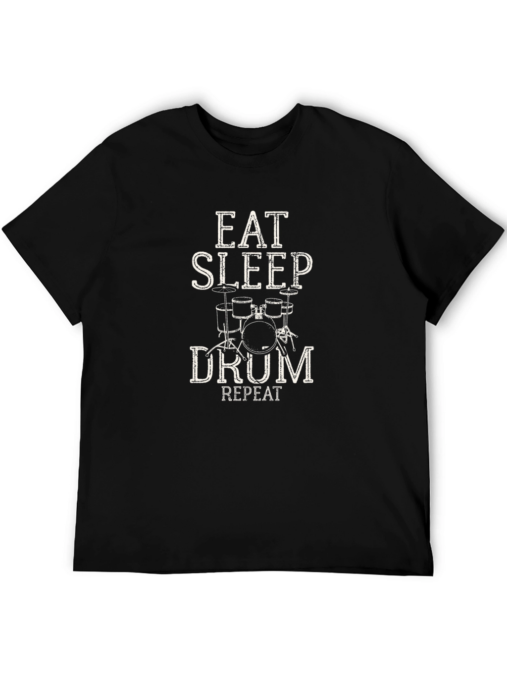 Eat Sleep Drum Repeat Graphic T-Shirt