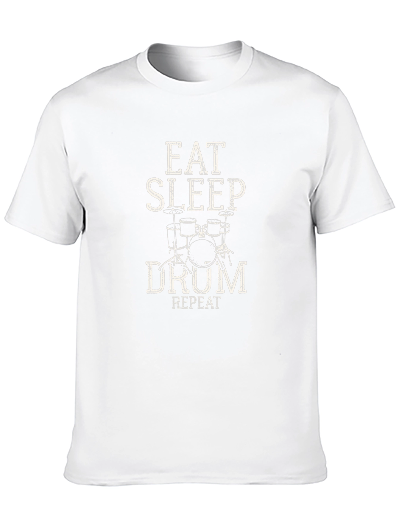 Eat Sleep Drum Repeat Graphic T-Shirt
