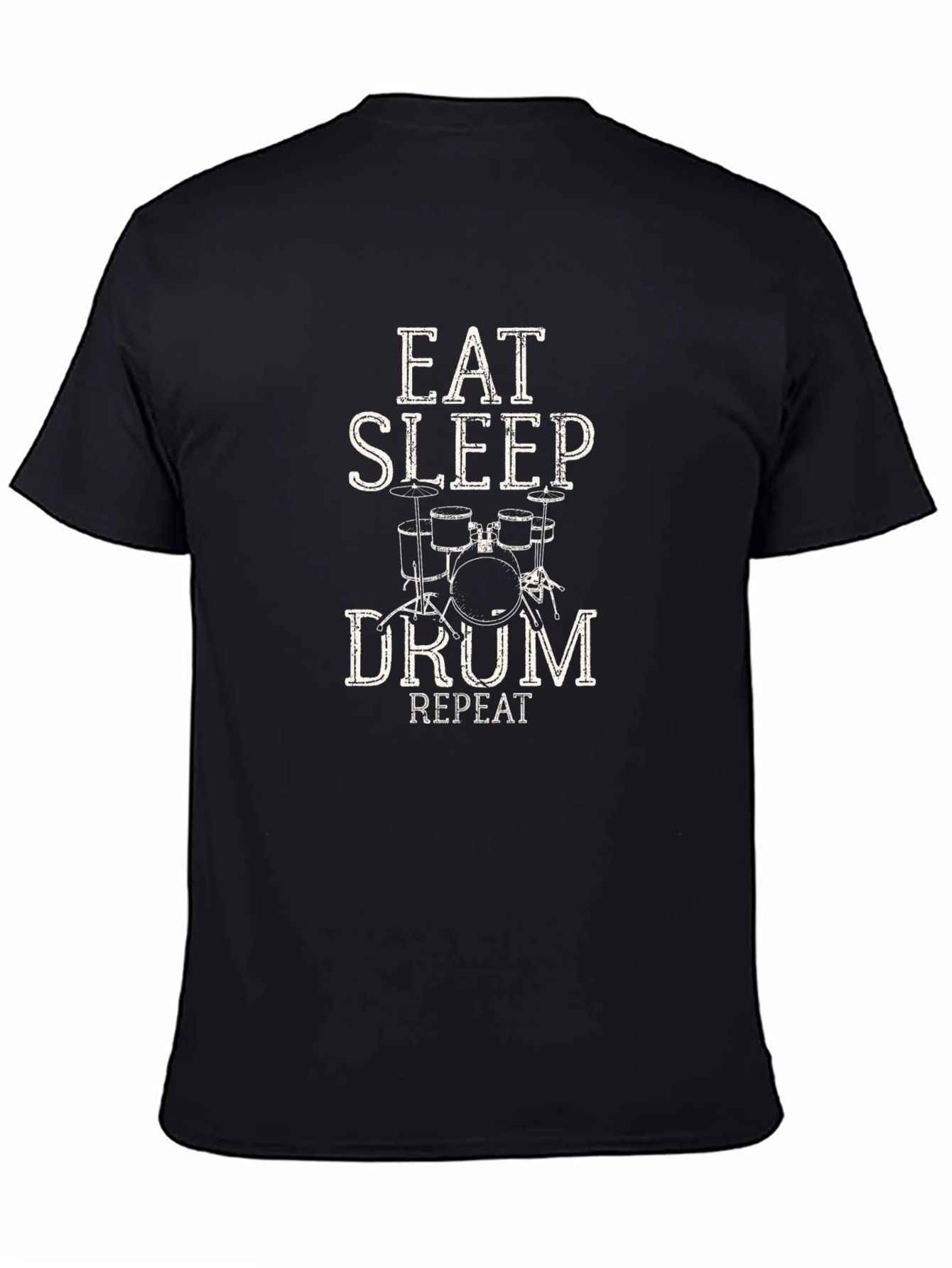 Eat Sleep Drum Repeat Graphic T-Shirt