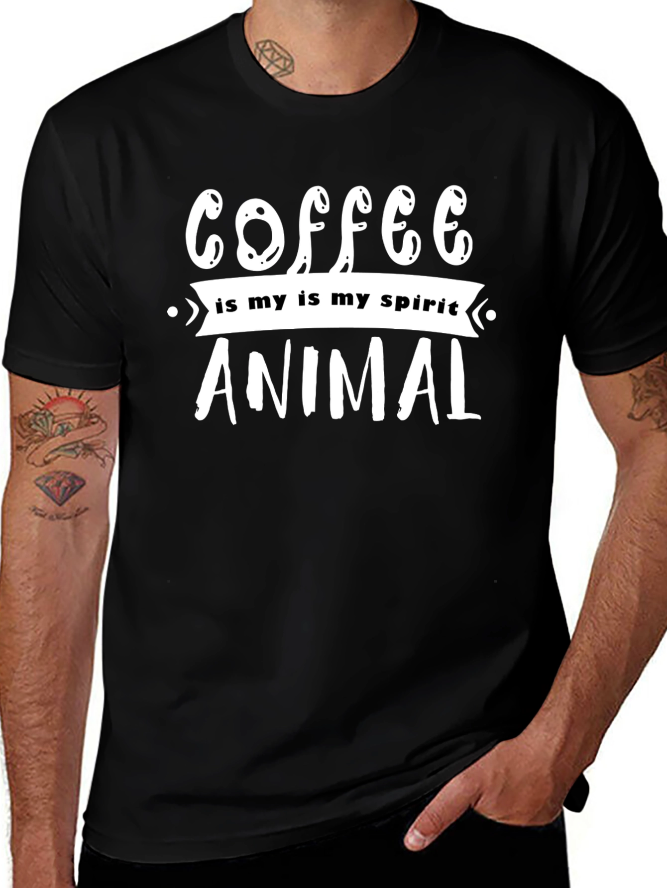 Coffee Is My Spirit Animal Graphic Tee