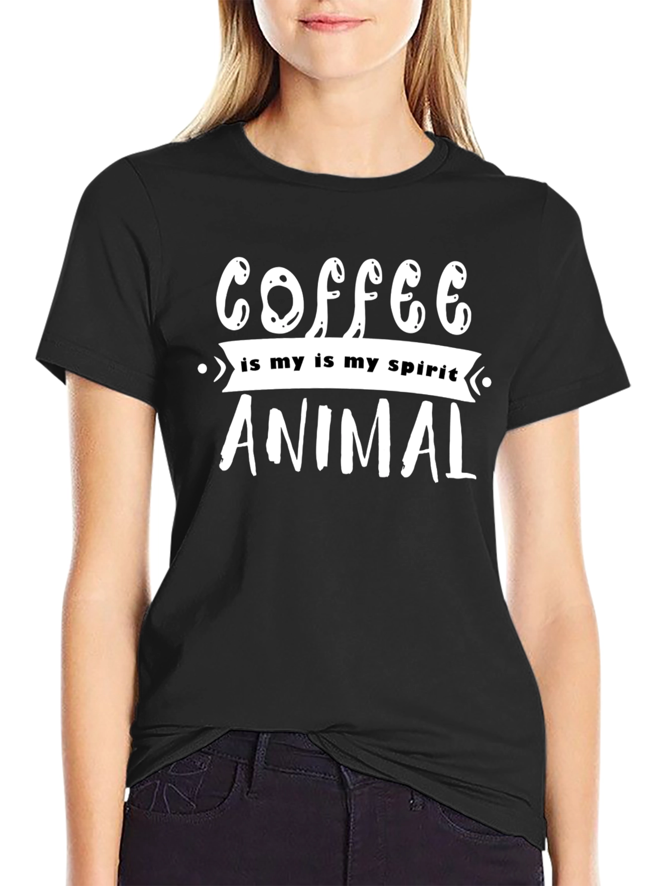 Coffee Is My Spirit Animal Graphic Tee
