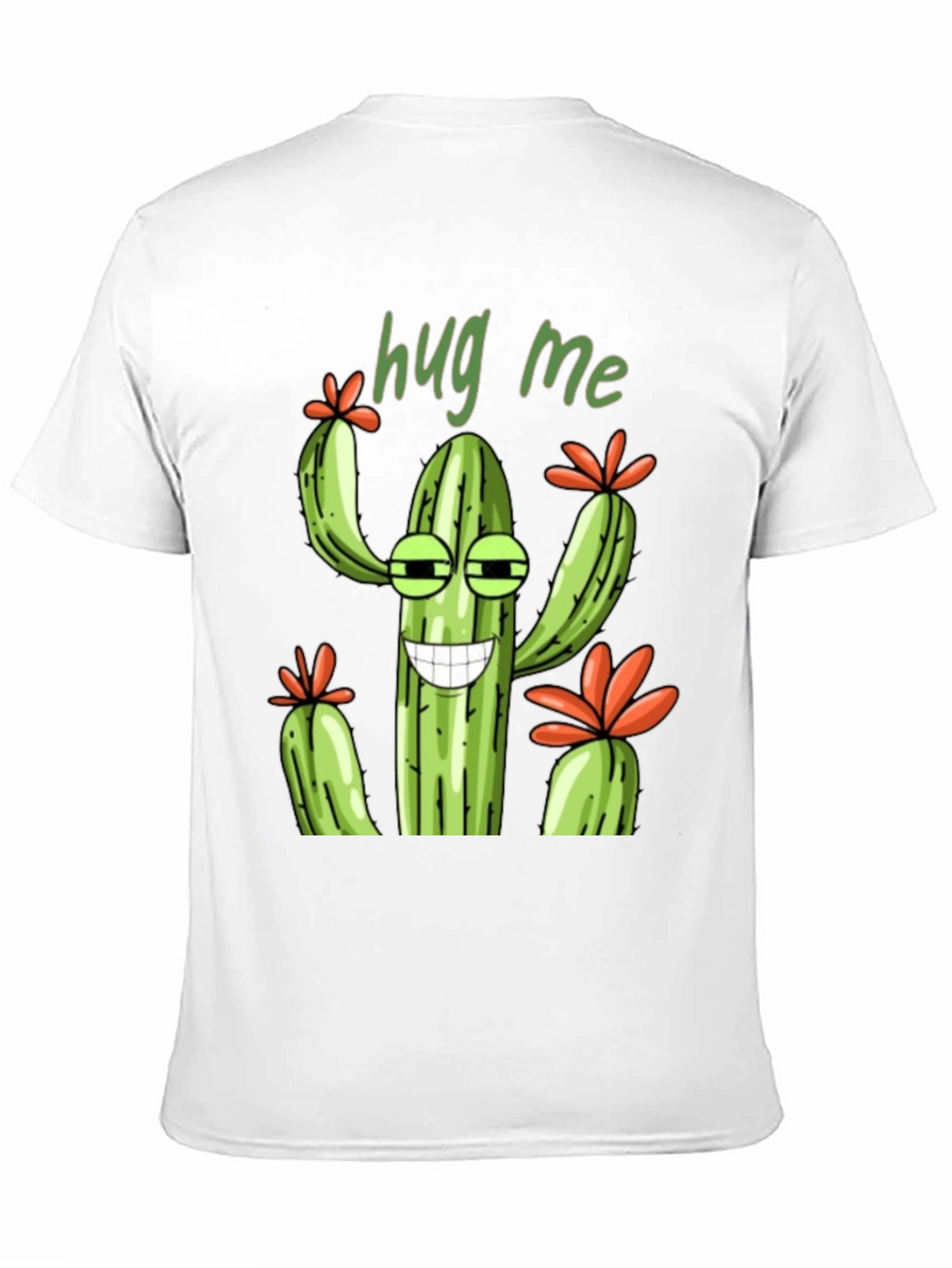 Hug Me Cactus Graphic T-Shirt - Unisex Tee