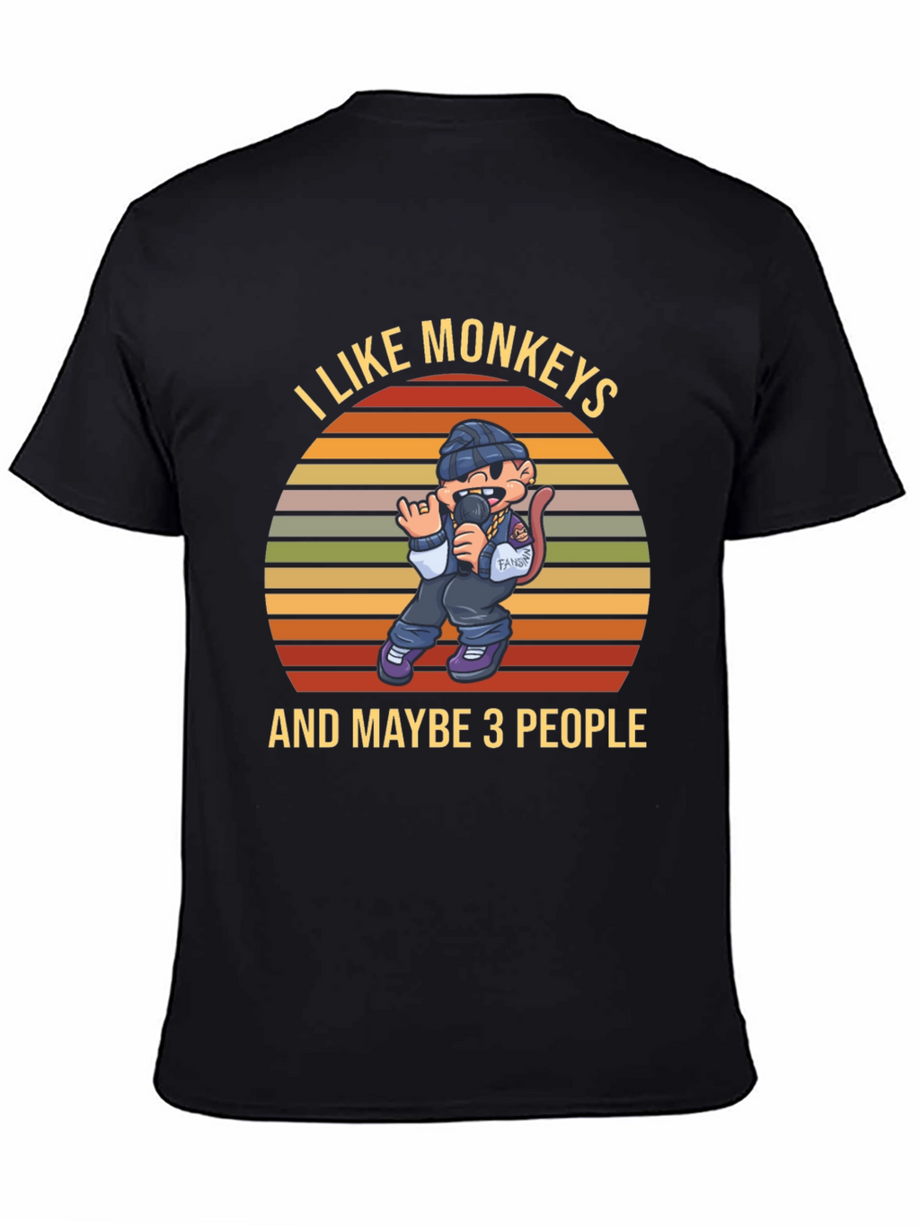 I Like Monkeys T-Shirt Funny Graphic Tee