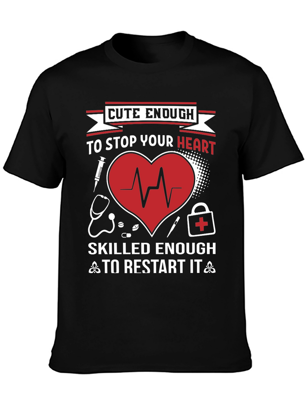 Cute Enough Heart Restart T-Shirt