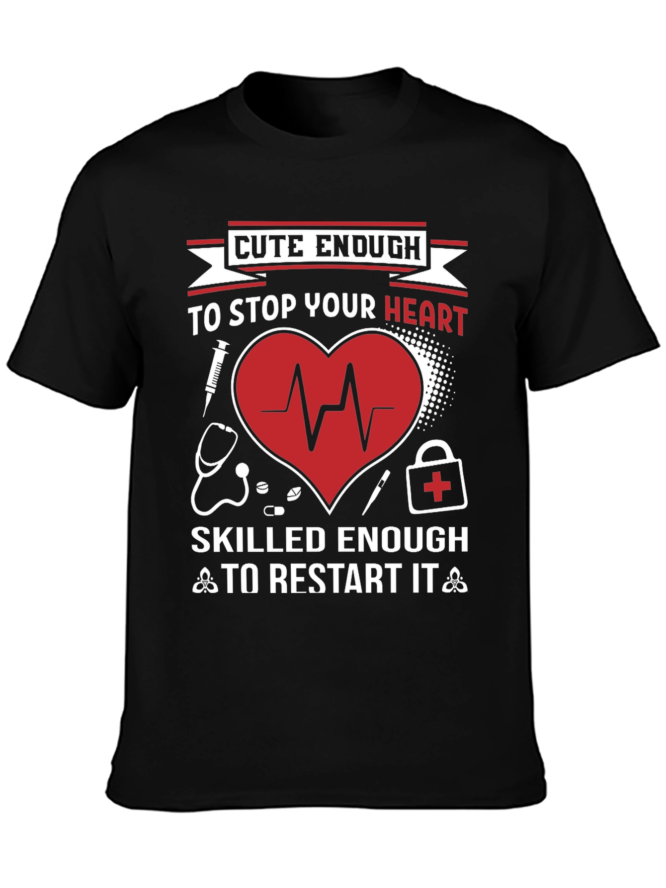 Cute Enough Heart Restart T-Shirt