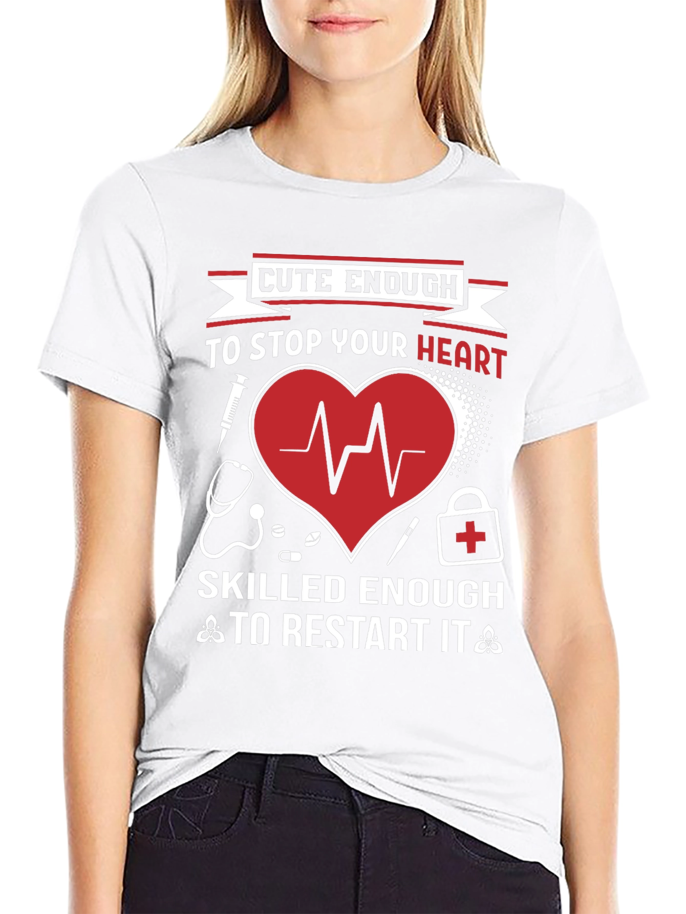 Cute Enough Heart Restart T-Shirt