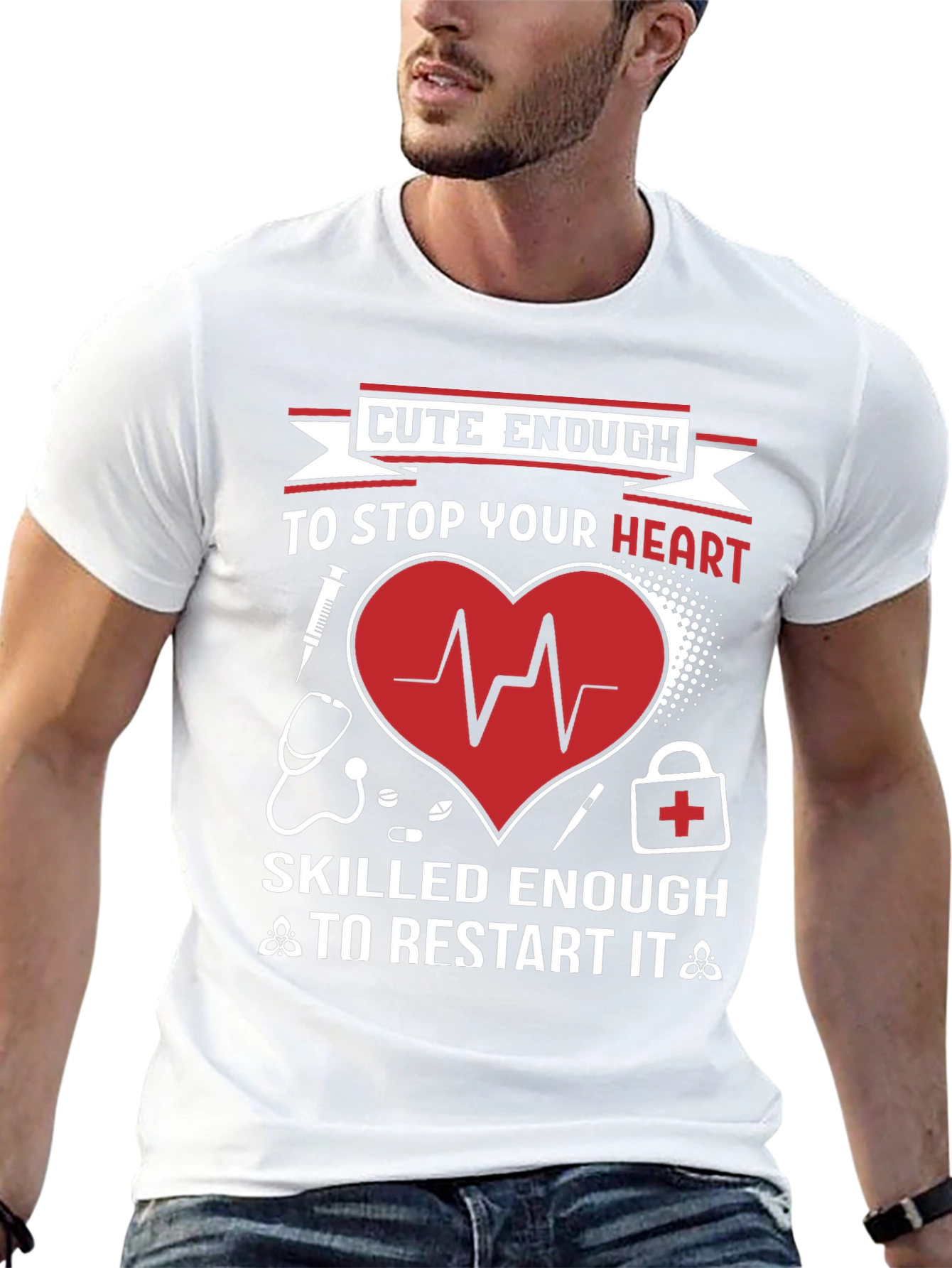 Cute Enough Heart Restart T-Shirt