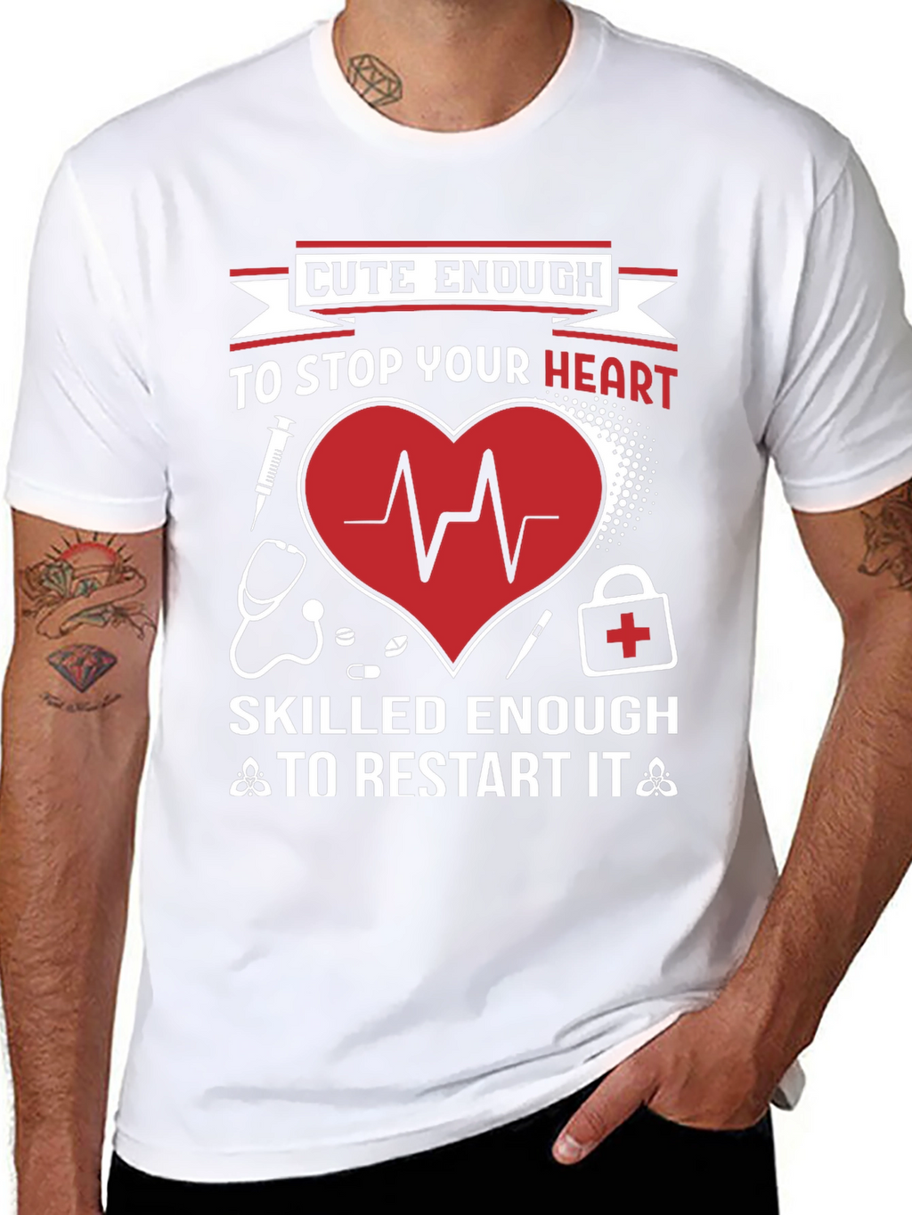 Cute Enough Heart Restart T-Shirt