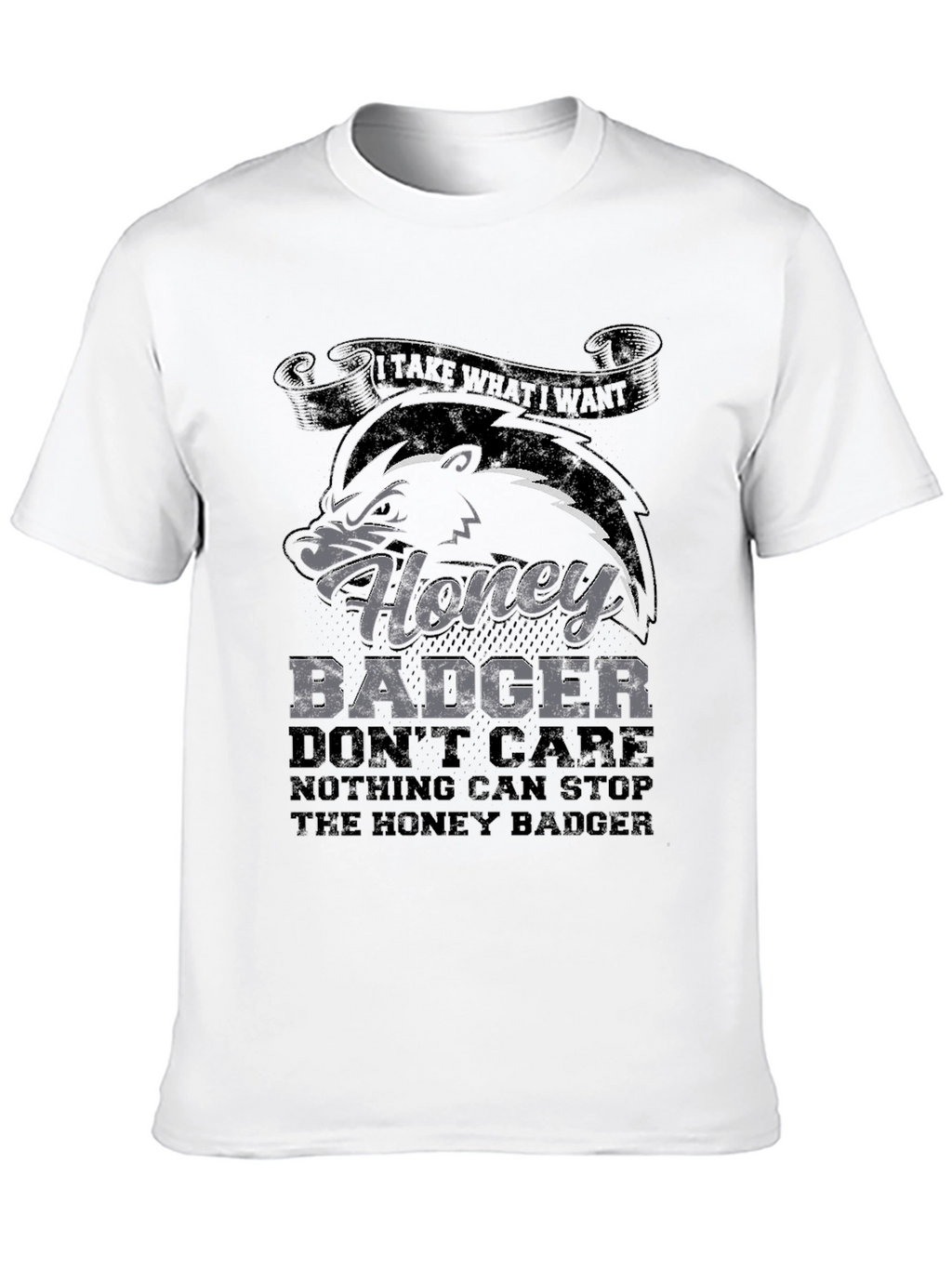 Honey Badger T-Shirt - Dont Care