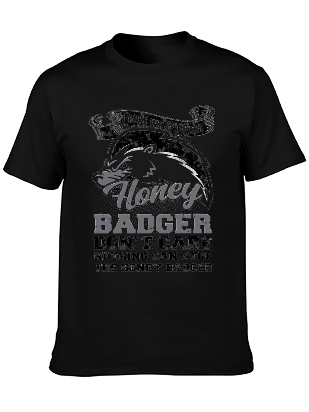 Honey Badger T-Shirt - Dont Care