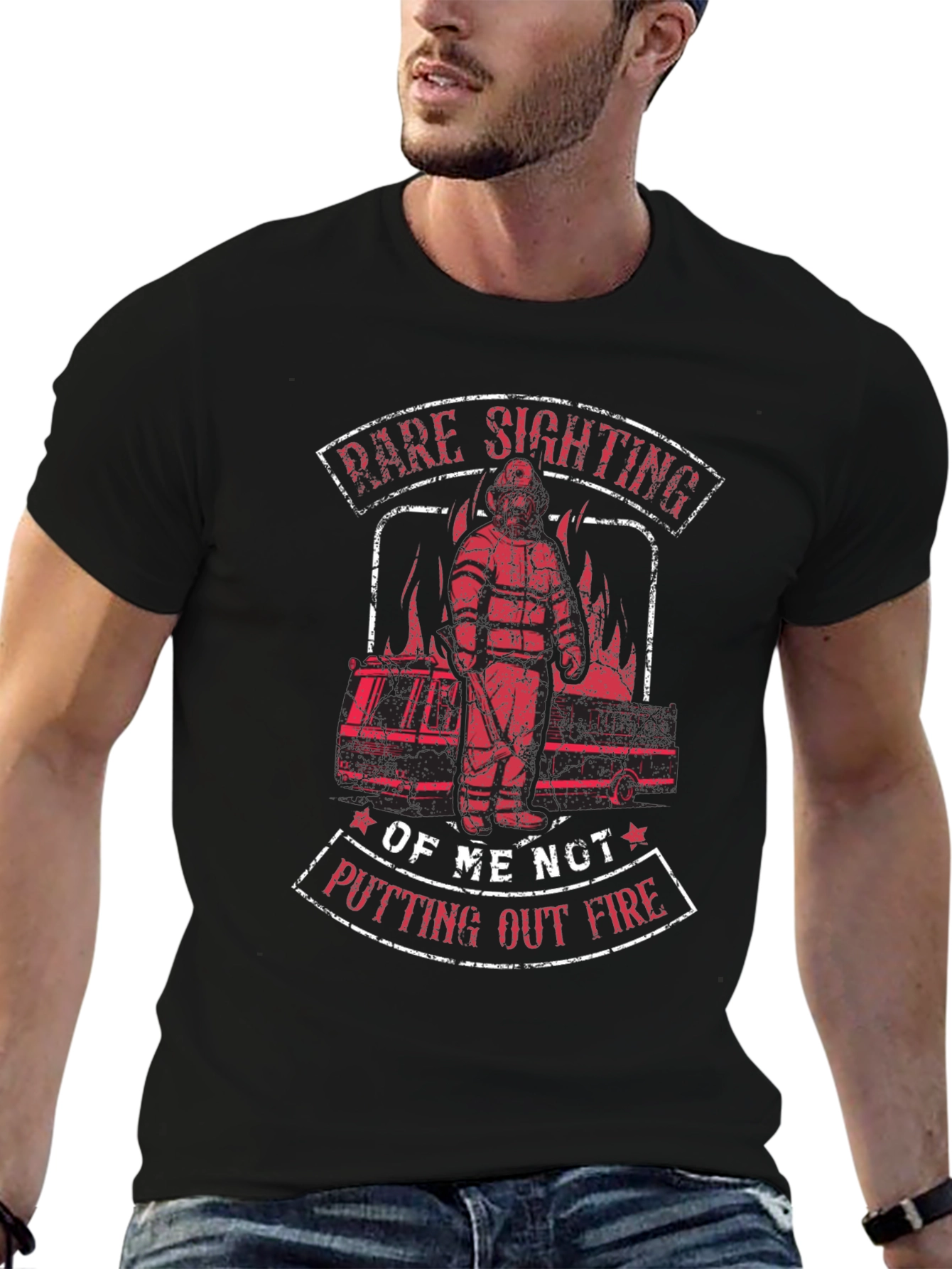 Firefighter T-Shirt: Rare Sighting Design