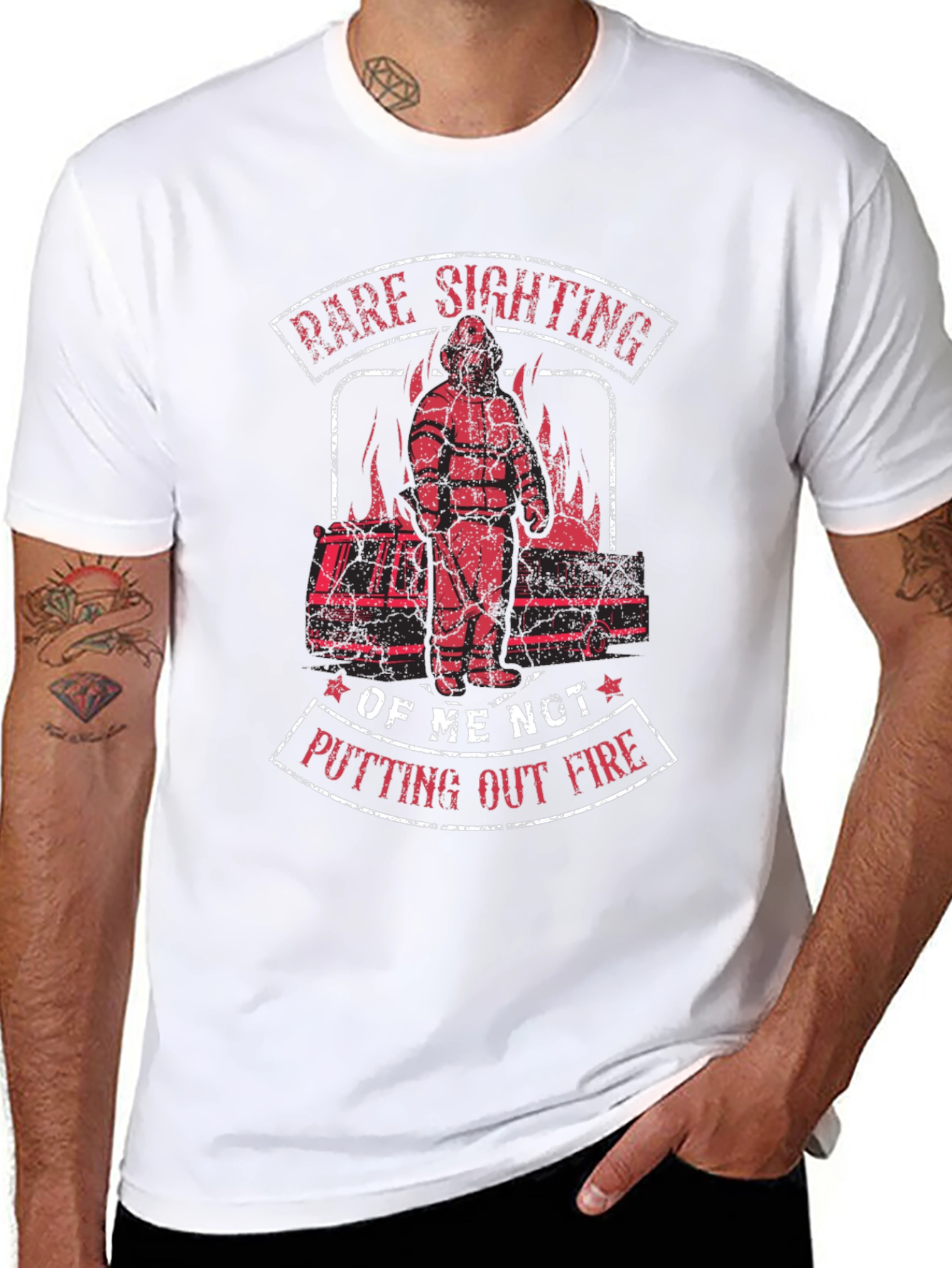 Firefighter T-Shirt: Rare Sighting Design