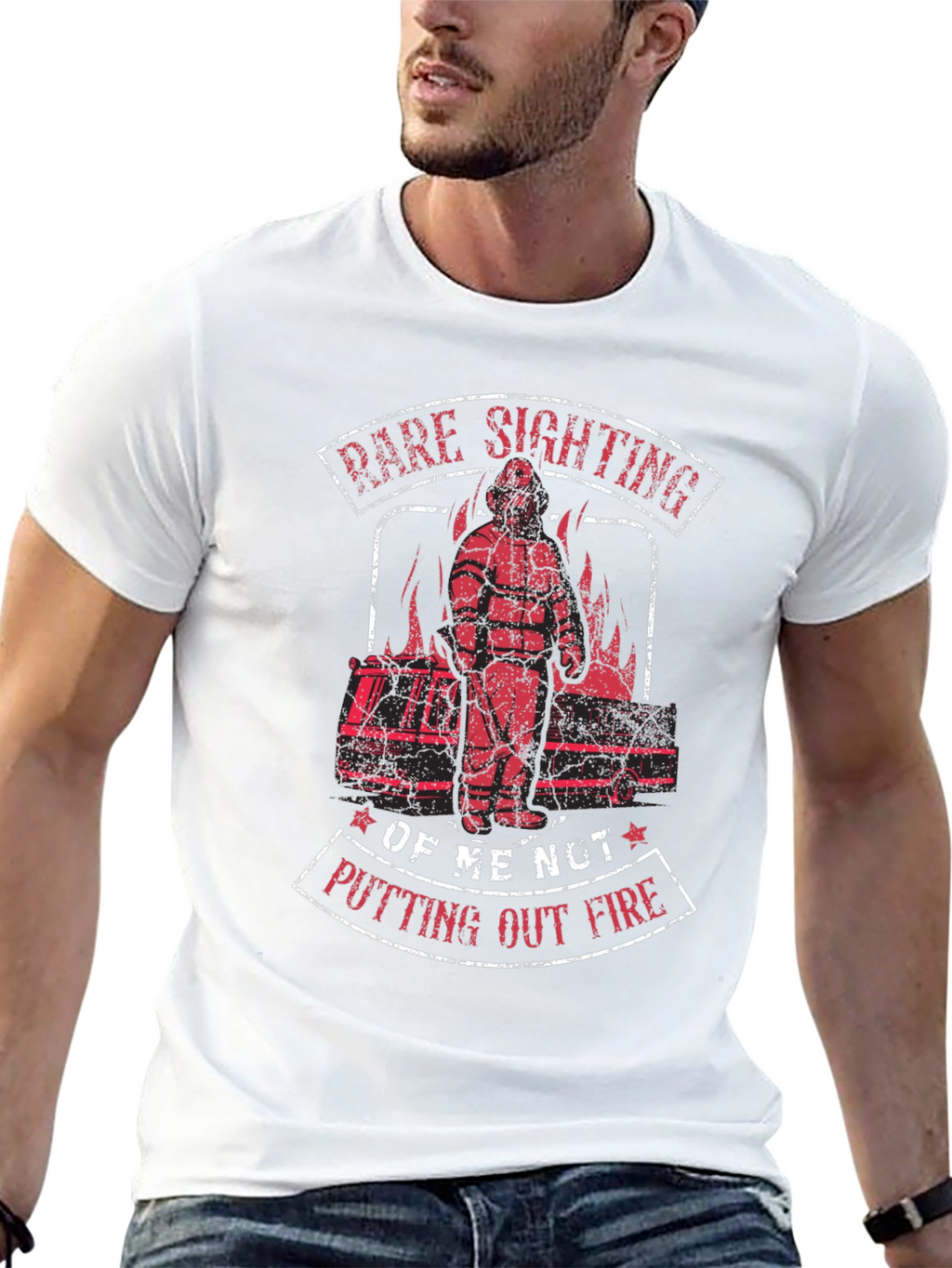 Firefighter T-Shirt: Rare Sighting Design