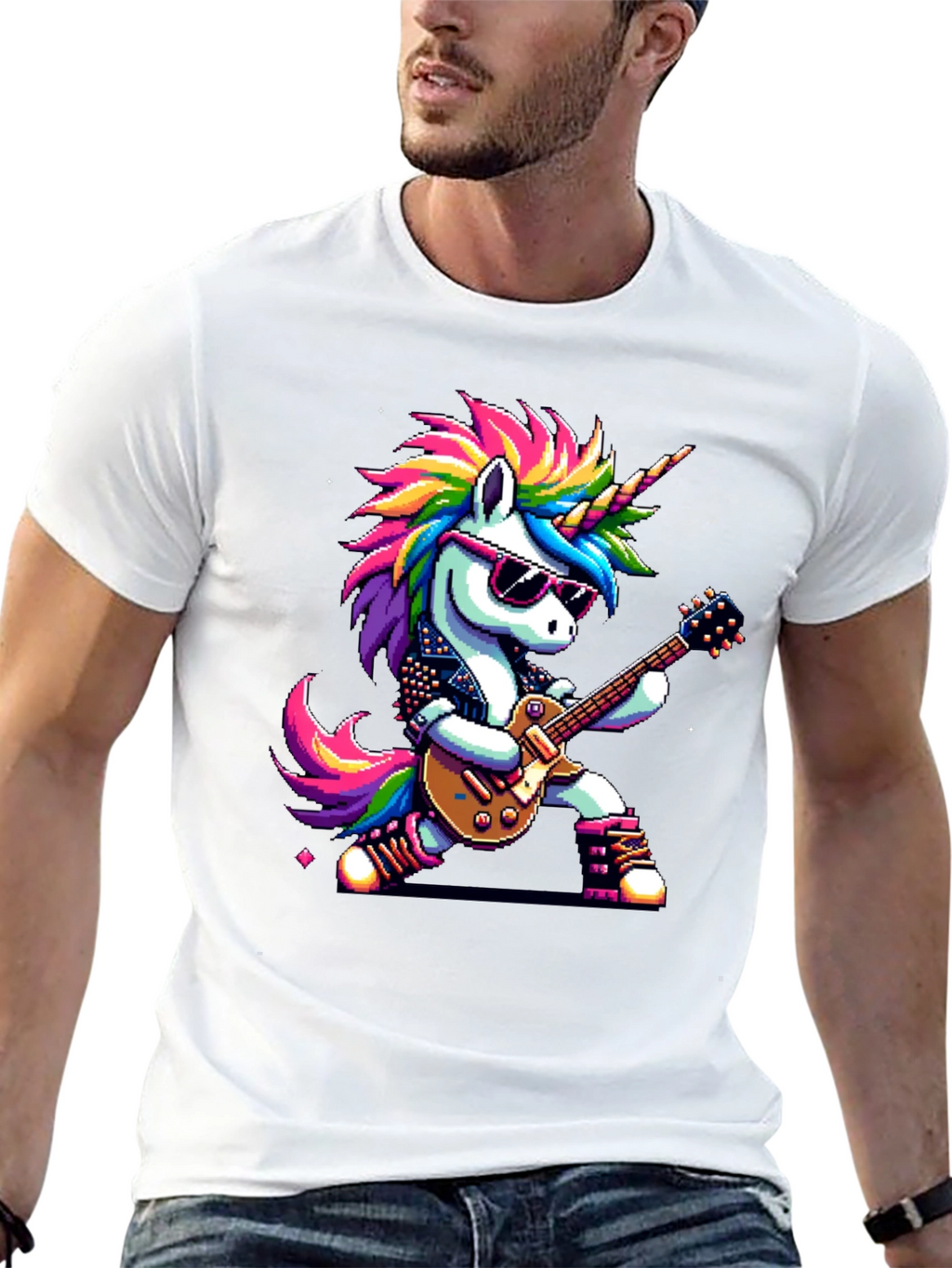 Unicorn Rock Star Graphic Tee