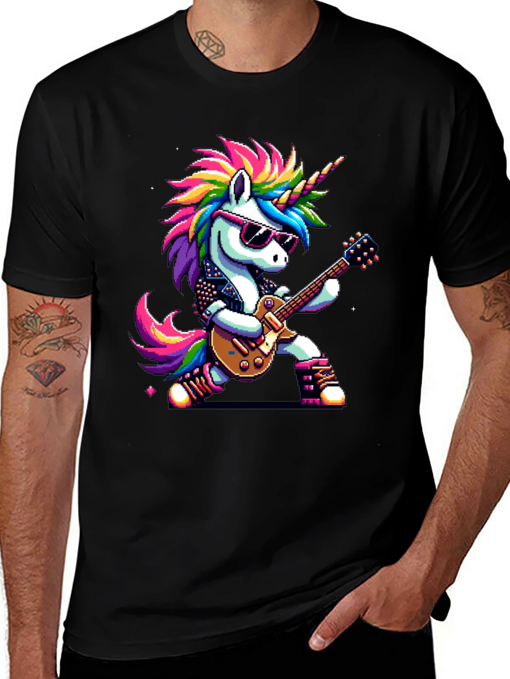 Unicorn Rock Star Graphic Tee