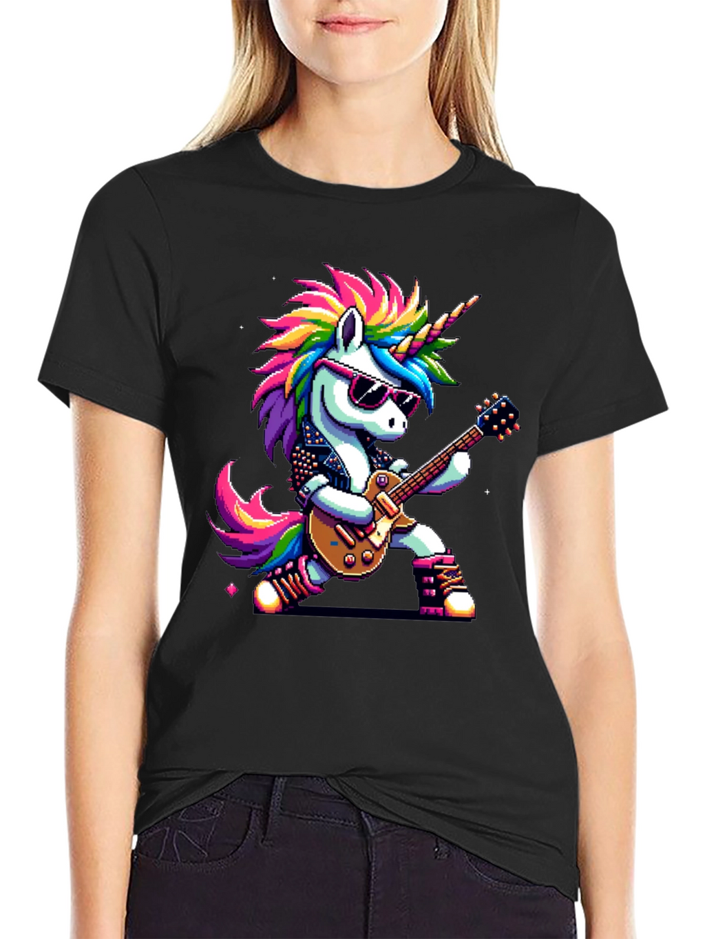 Unicorn Rock Star Graphic Tee