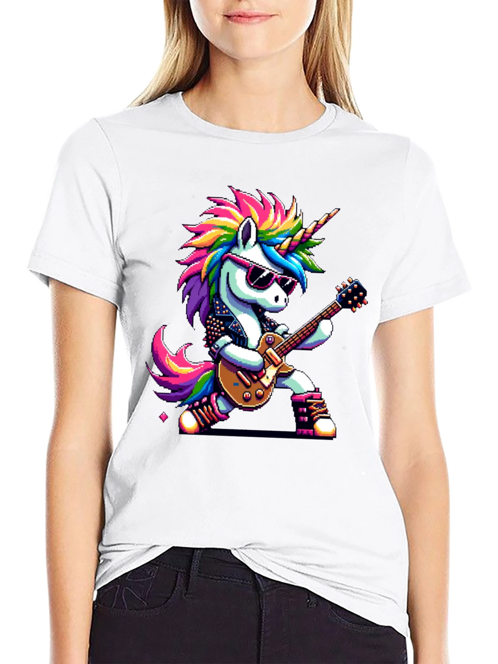 Unicorn Rock Star Graphic Tee
