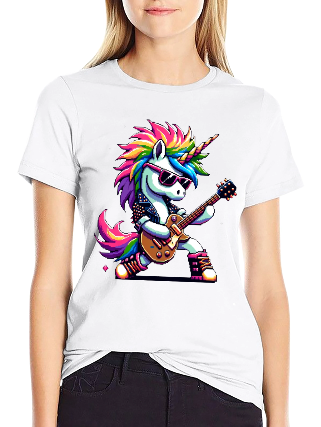 Unicorn Rock Star Graphic Tee