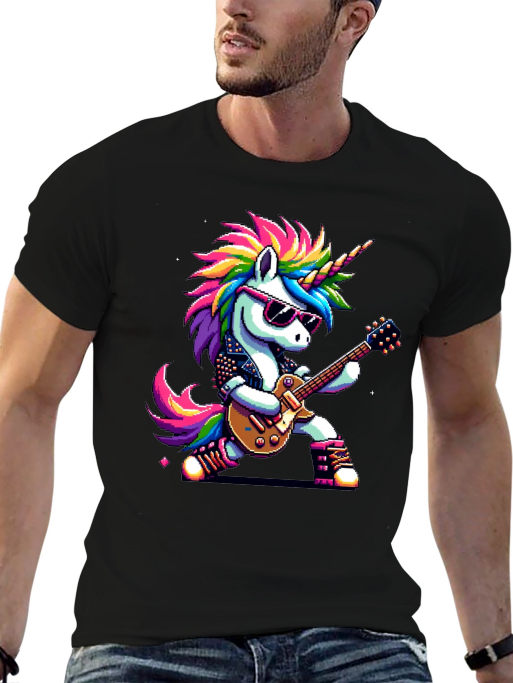 Unicorn Rock Star Graphic Tee