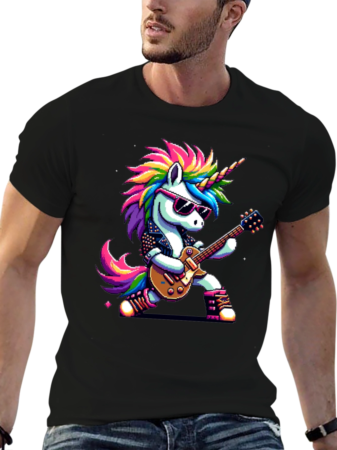 Unicorn Rock Star Graphic Tee