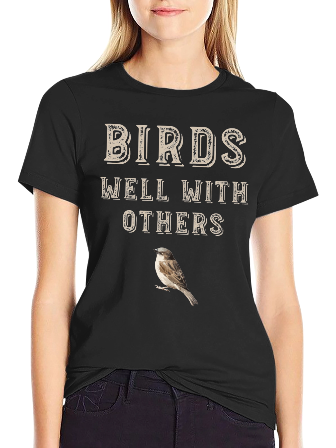 Birds Well With Others Graphic Tee