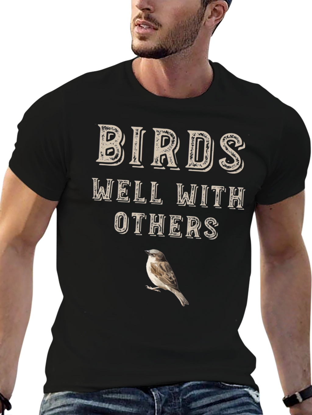 Birds Well With Others Graphic Tee