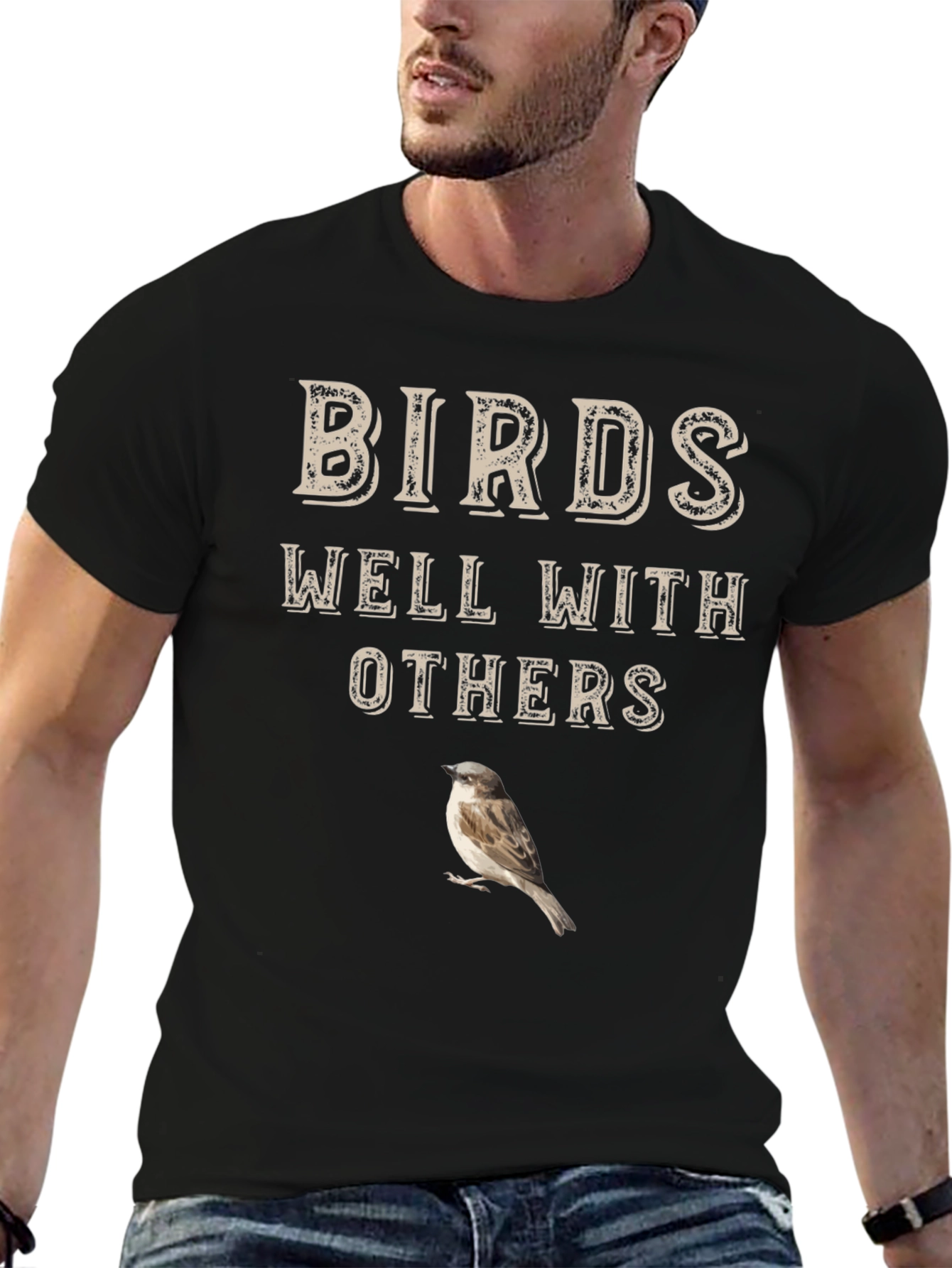 Birds Well With Others Graphic Tee
