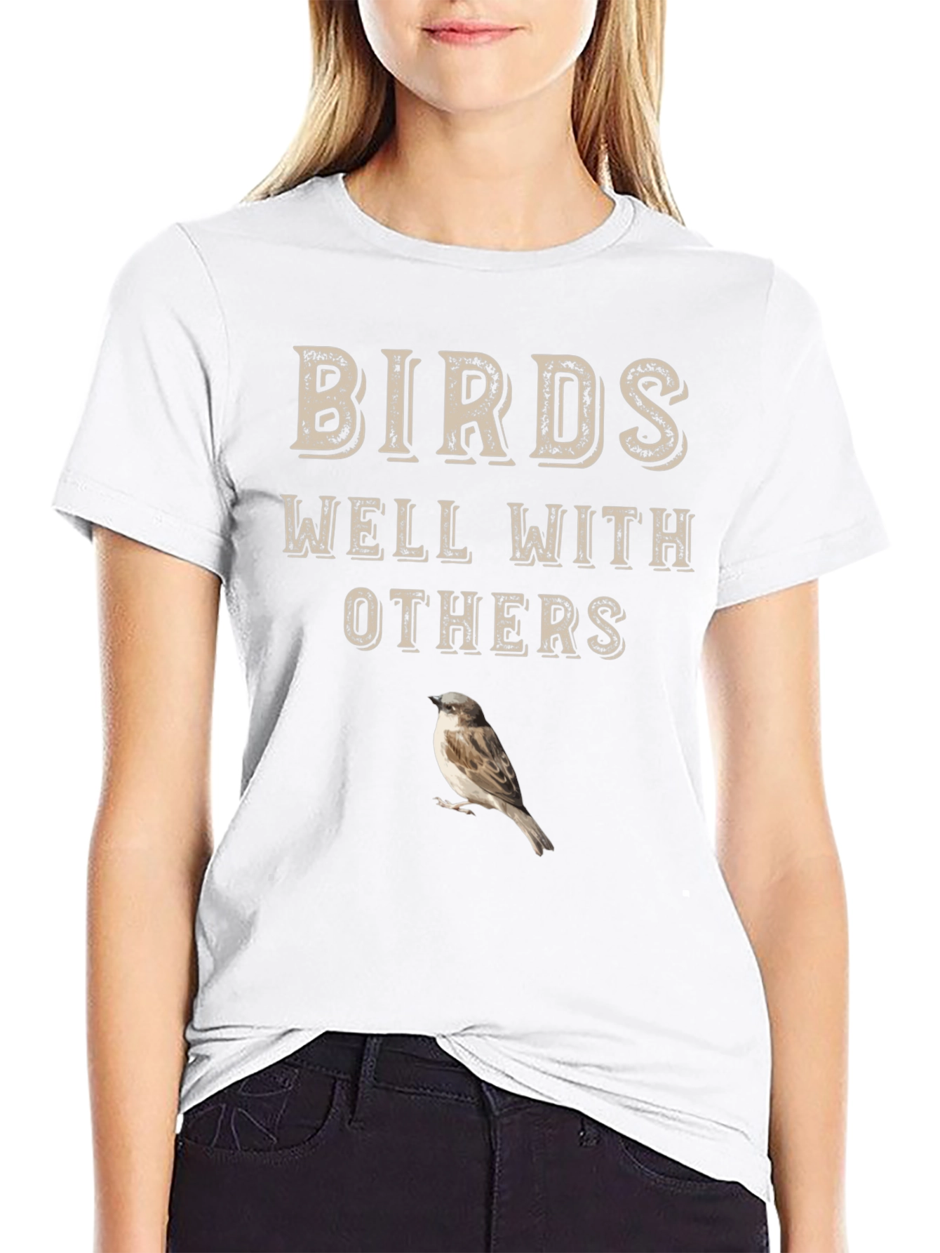 Birds Well With Others Graphic Tee