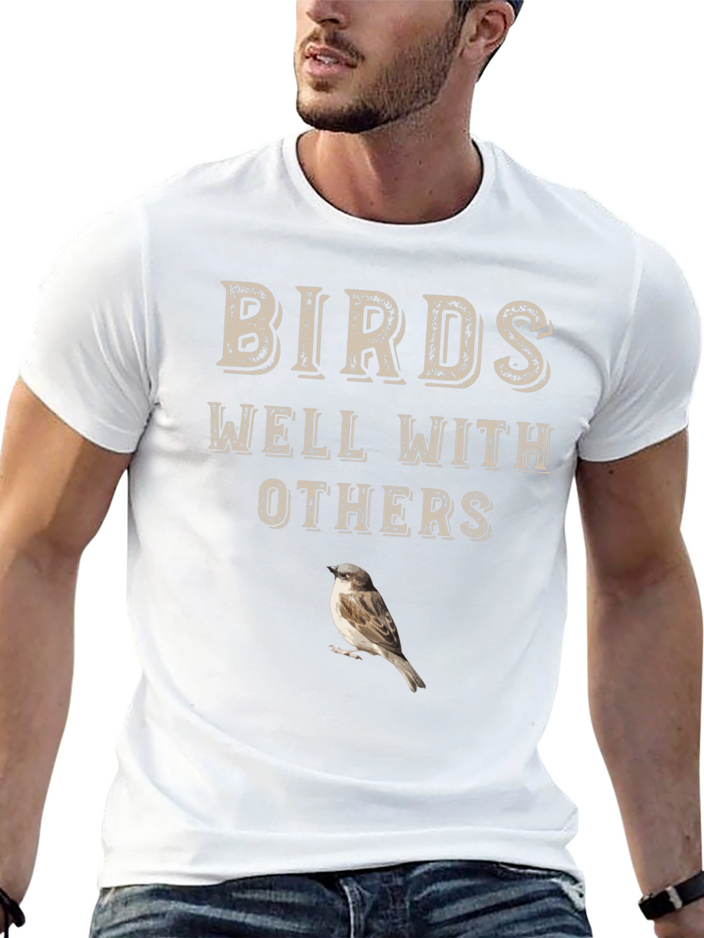 Birds Well With Others Graphic Tee