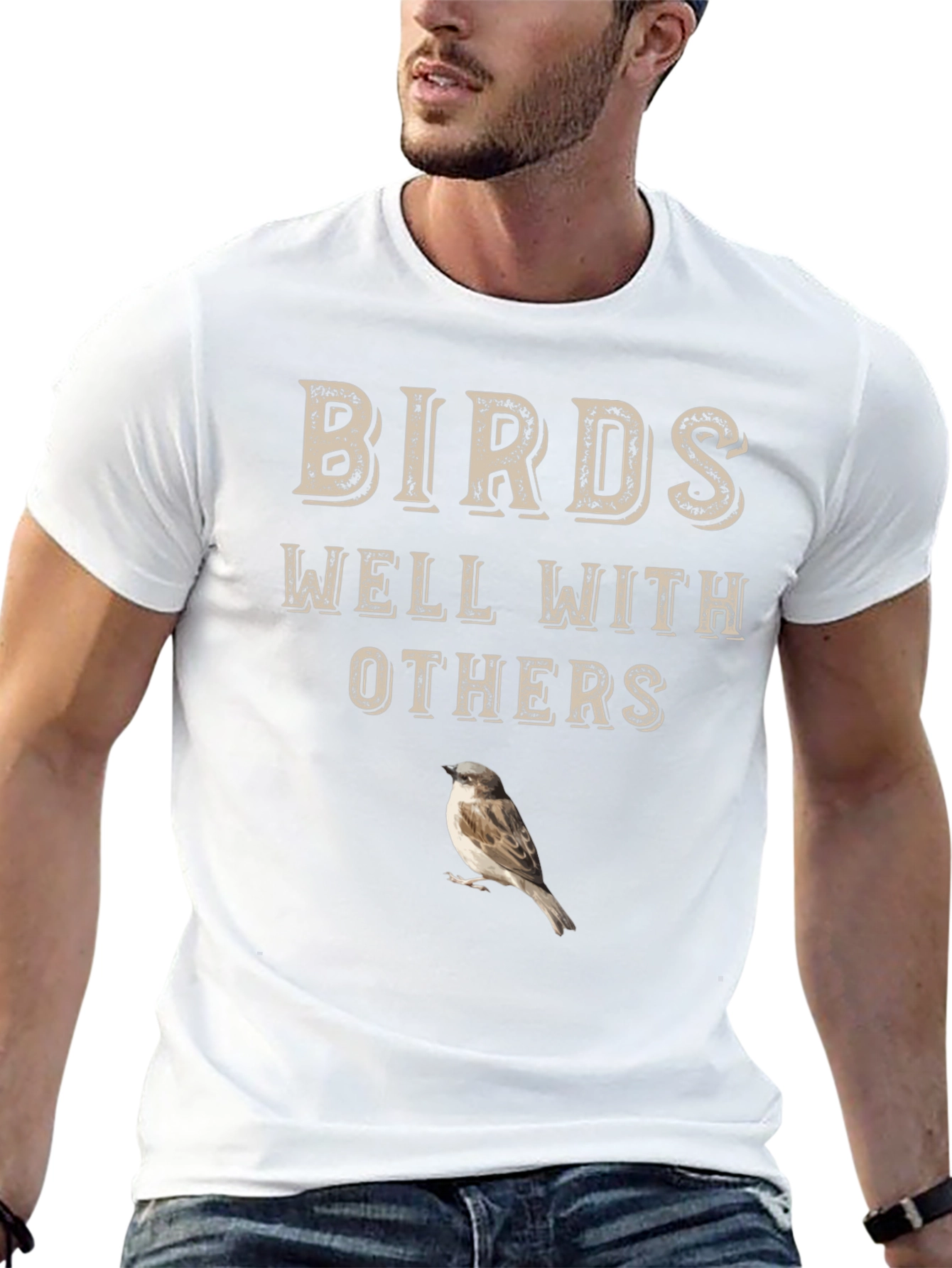 Birds Well With Others Graphic Tee