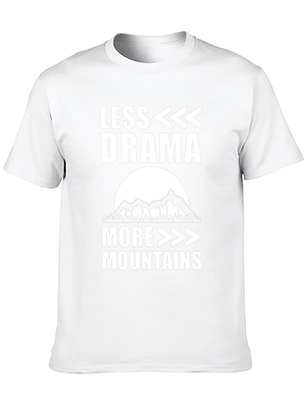 Less Drama More Mountains Graphic Tee
