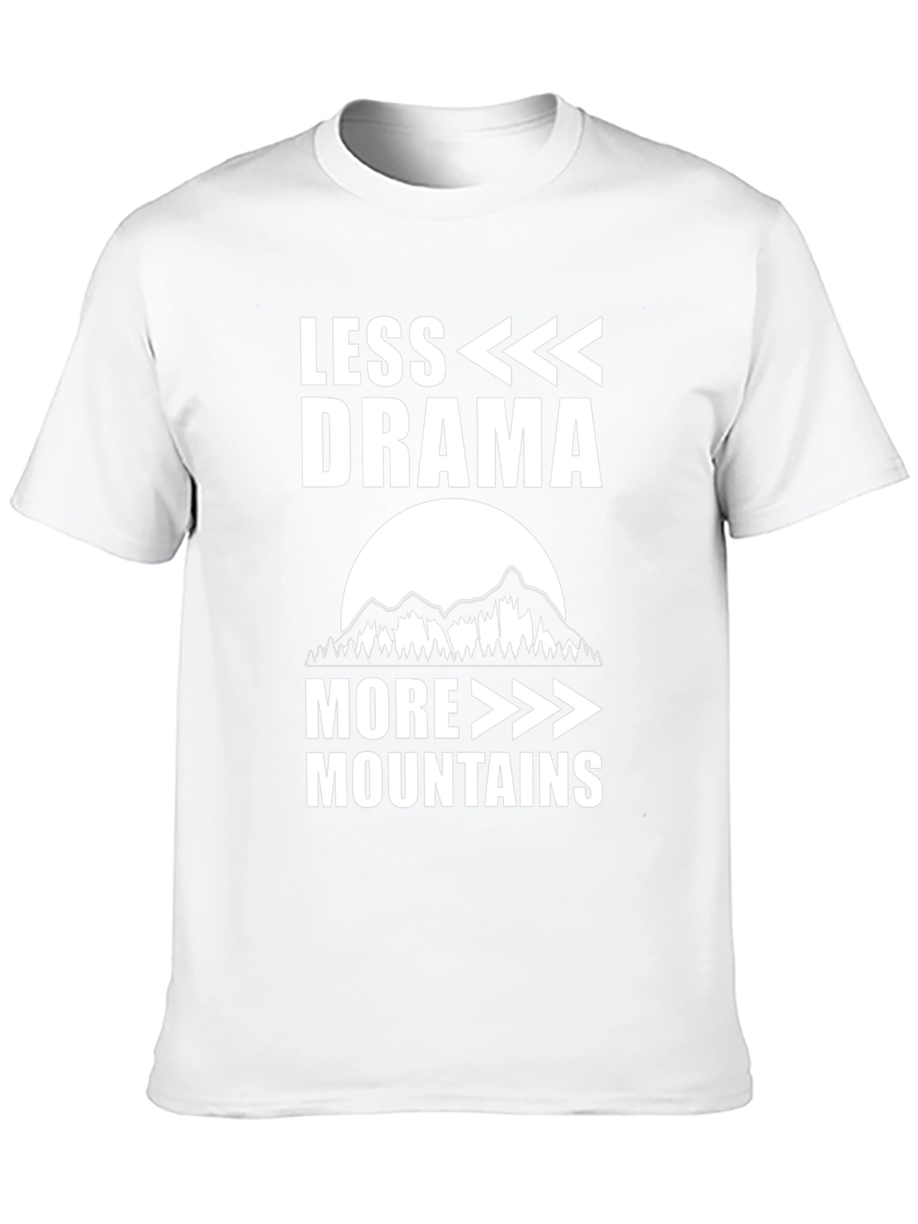 Less Drama More Mountains Graphic Tee
